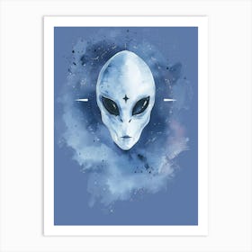 Alien Head 4 Art Print