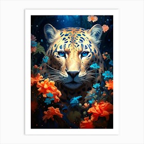 Leopard In The Forest Art Print