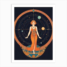 Venus And Planets Art Print