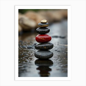 Zen Stones Art Print