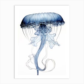 Portuguese Man Of War Jellyfish 8 Art Print