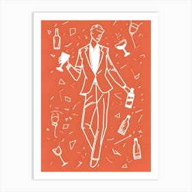 Man In A Suit 1 Art Print