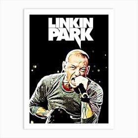 Linkin Park band music 1 Art Print