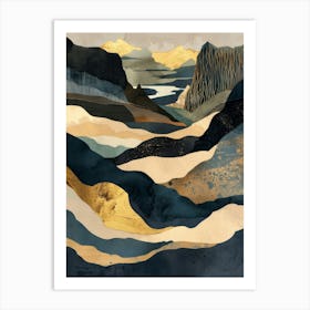 'Silver Valley' Art Print