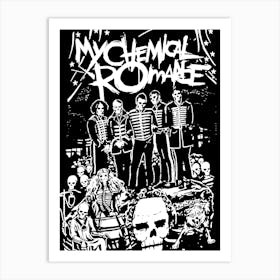 My Chemical Romance band music 2 Art Print