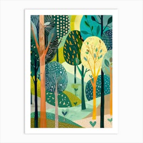 Forest Of Trees 1 Art Print
