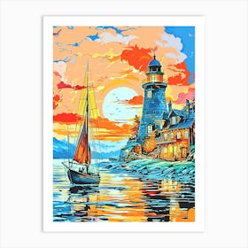 Lighthouse 2 Art Print