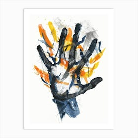 Hand Of Fire 2 Art Print