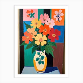 Flowers In A Vase 30 Art Print