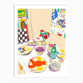 Seafood Art Print