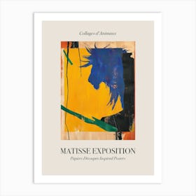 Lion 4 Matisse Inspired Exposition Animals Poster Art Print