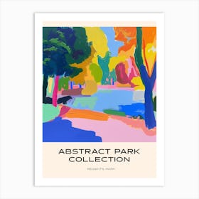 Abstract Park Collection Poster Regents Park London 1 Art Print