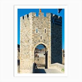 Castle of Besalú Art Print