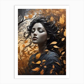 Autumn Leaves Art Print