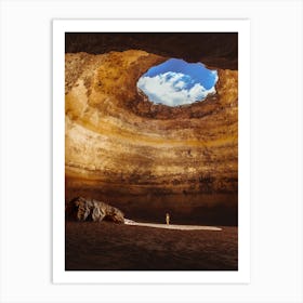 Cave In Portugal Art Print