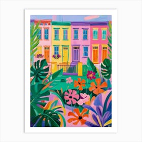 Colorful Houses 7 Art Print