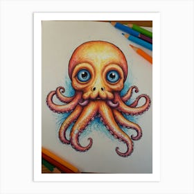 Octopus 52 Art Print