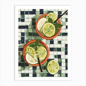 Caipirinha Cocktails Art Print