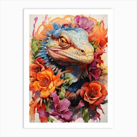 Iguana Art Print