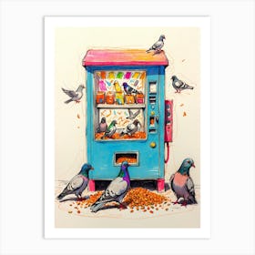 Vending Machine Art Print