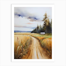 Dirt Road Art Print