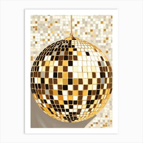 Disco Ball 43 Art Print