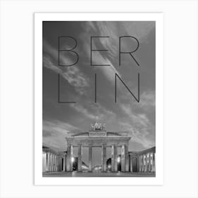 Berlin Brandenburg Gate 1 Art Print