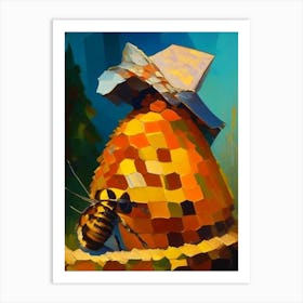 Queen Beehive 1 Painting Art Print