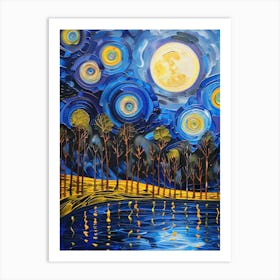 Starry Night 4 Art Print