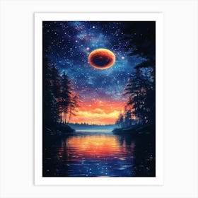 Aliens In The Sky Art Print