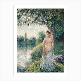 The Bather (1985), Camille Pissarro Art Print