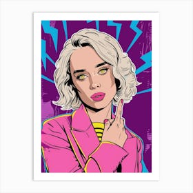 Pop Girl Art Print