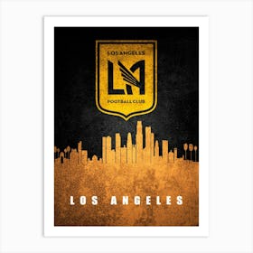 Lafc Logo x Skyline Art Print