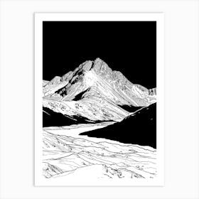 Stob Ban Grey Corries Mountain 3 Art Print