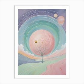 Regeneration In Pastel Colours Art Print