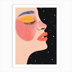 Face Of A Woman 68 Art Print