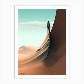 Dune Sand Desert Sculpture 2 Art Print