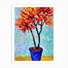 House Plant Matisse Inspired Flower Art Print
