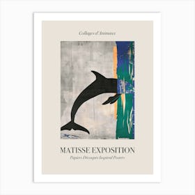 Dolphin 1 Matisse Inspired Exposition Animals Poster Art Print