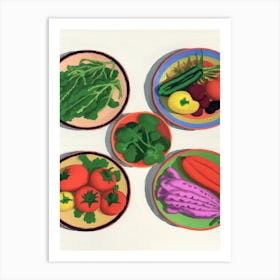 Vegetables 2 Art Print