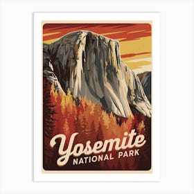 Yosemite National Park 3 Art Print