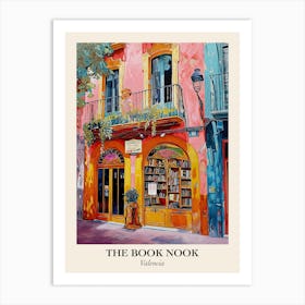 Valencia Book Nook Bookshop 2 Poster Art Print