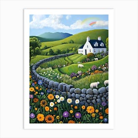 Rolling Hills Of Ireland 10 Art Print