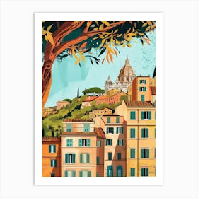 Roma illustration Art Print