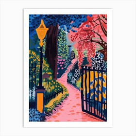 Holland Park London Parks Garden 2 Painting Art Print