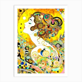 Klimt'S Woman 1 Art Print