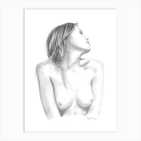 Nude Drawing Art Print