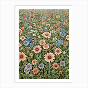 Flower Field no2 Art Print