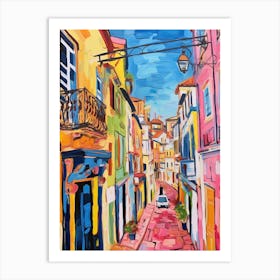 Lisbon Portugal 2 Fauvist Painting Art Print