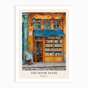 Budapest Book Nook Bookshop 2 Poster Art Print